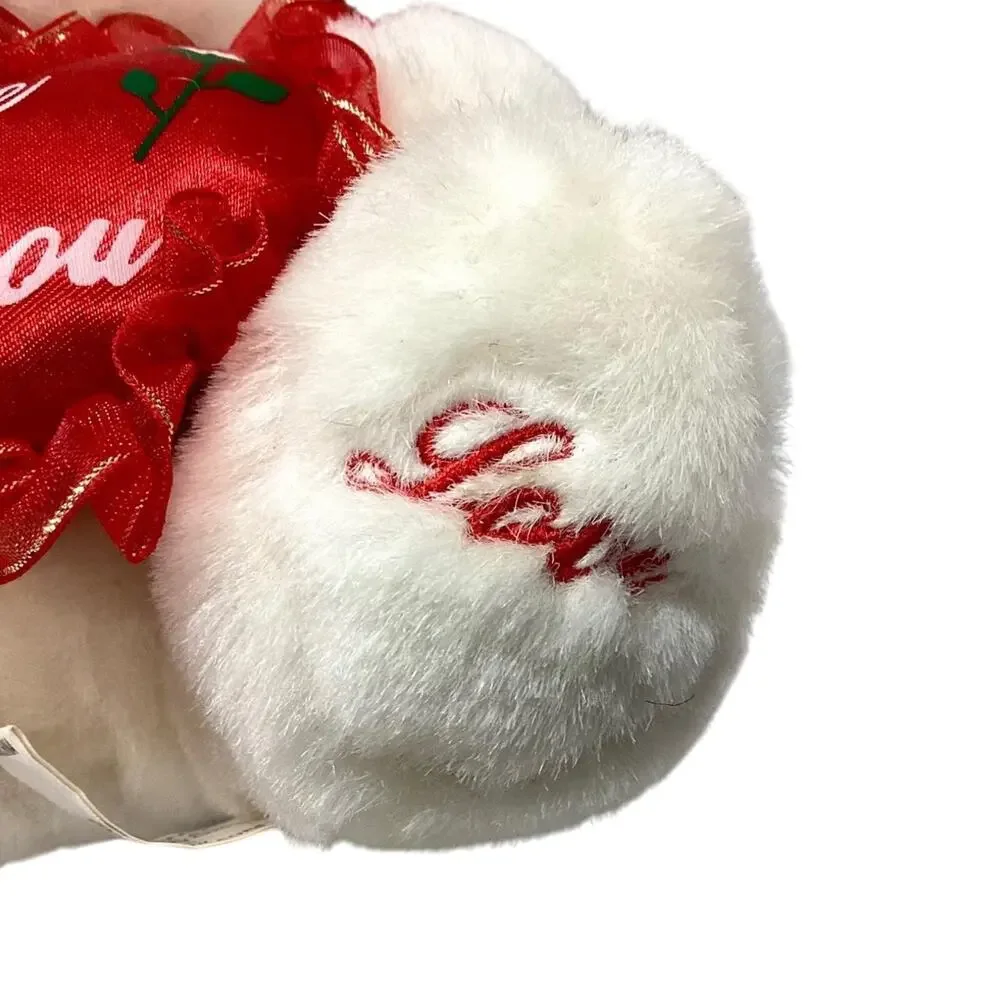 Angel Toy White “Love You” Teddy Bear plush